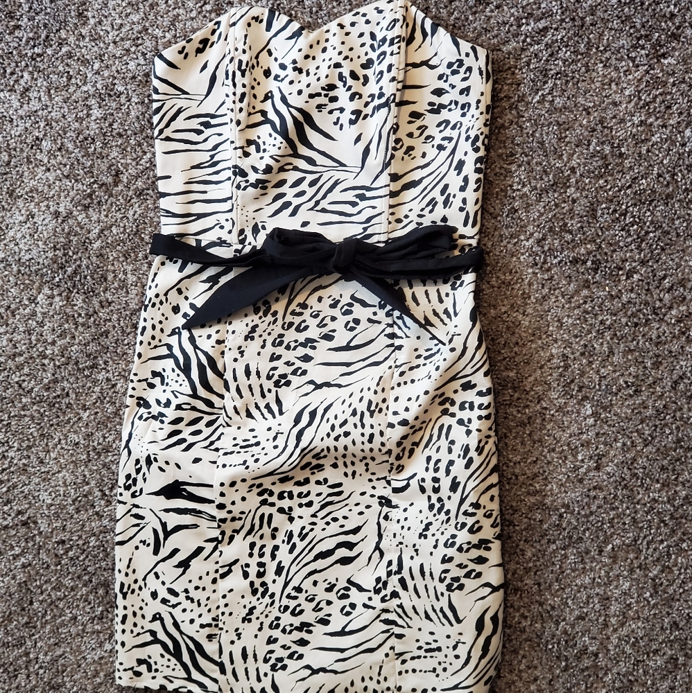 Cheetah Print Party Dress